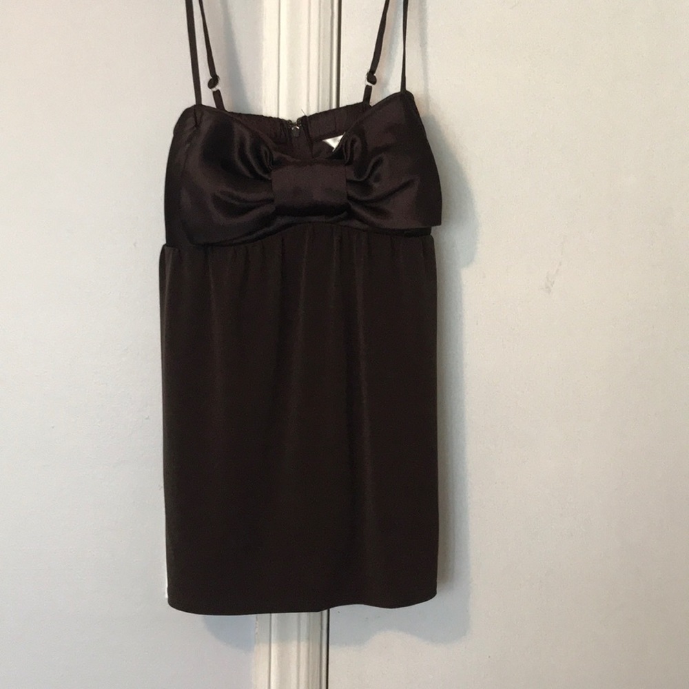 Brown Bow top